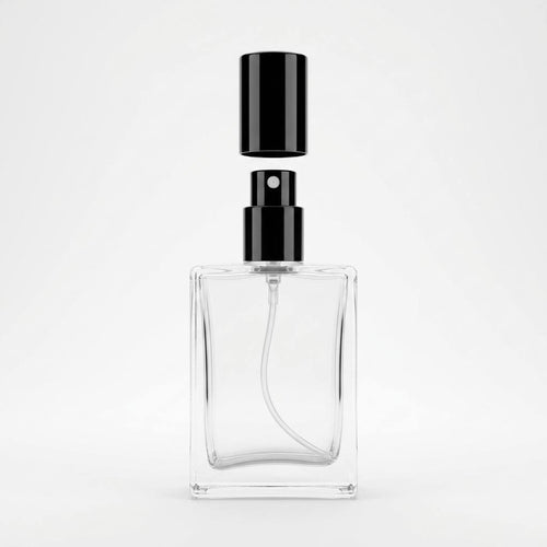 Botol Spray parfum 30ml kaca Tebal Kotak Ulir drat kosong refillable Premium