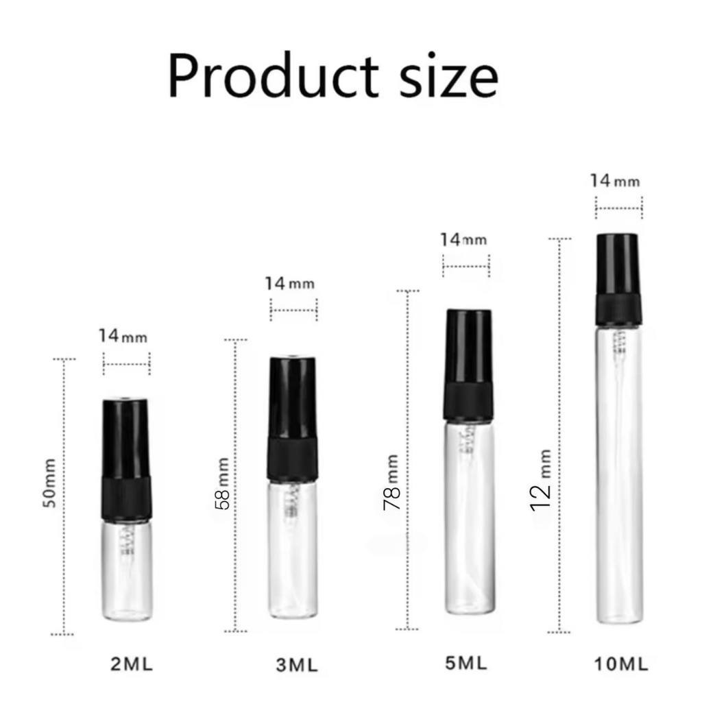 Botol Decant Vial Pen Spray Parfum Refill | Botol mini kaca isi ulang